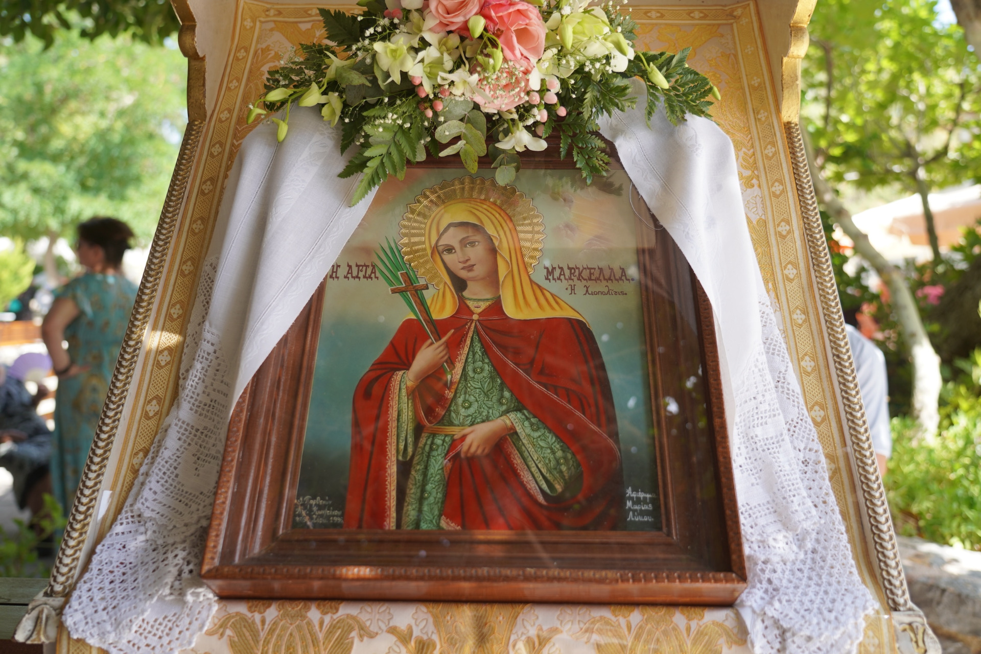 Με λαμπρότητα ο εορτασμός της Αγίας Μαρκέλλας
